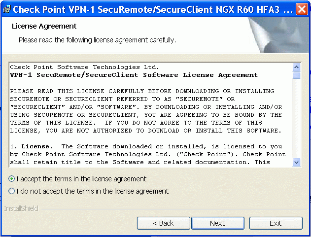 Vpn-1 secure client ngx r60 hfa227 usps vpn access
